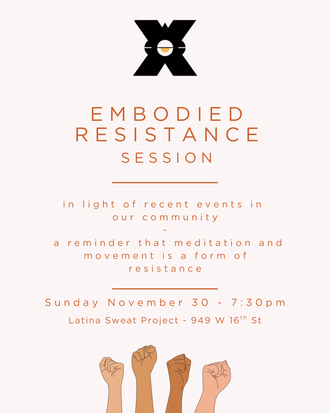 Embodied Resistance Session