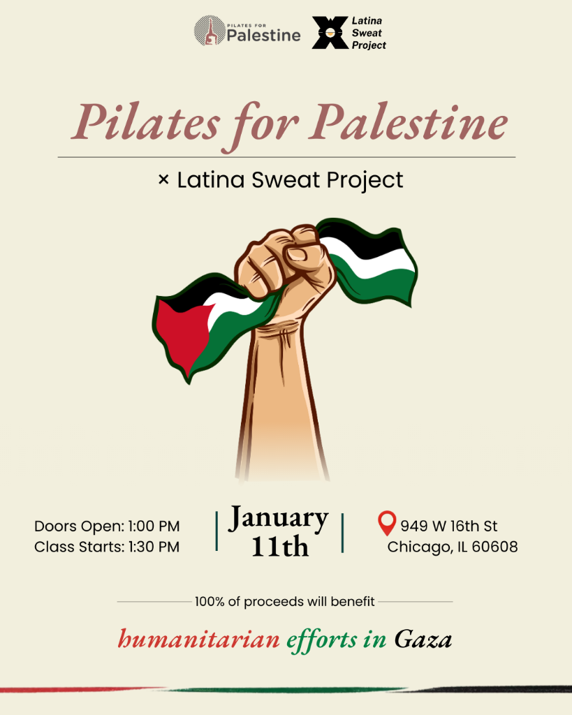 Pilates for Palestine x Latina Sweat Project