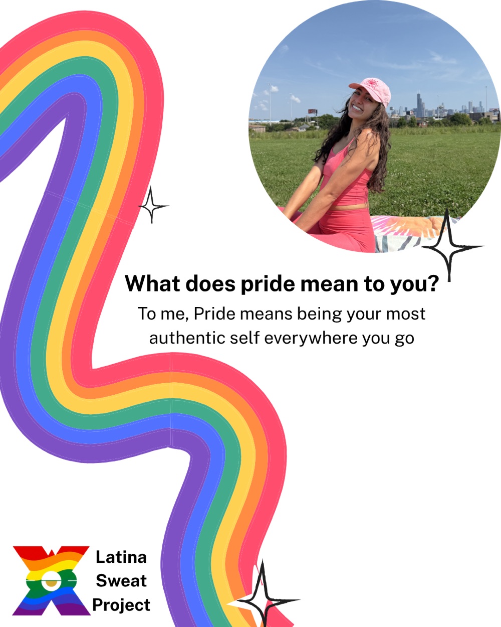 Liz on what Pride means to her: being your most authentic self everywhere you go.