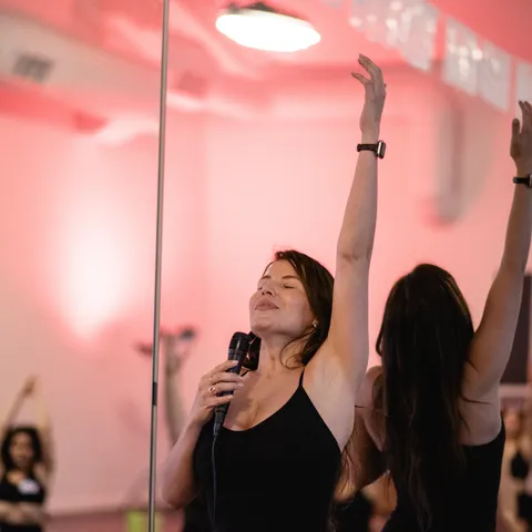 Margarita Quiñones, who leads Mat Pilates