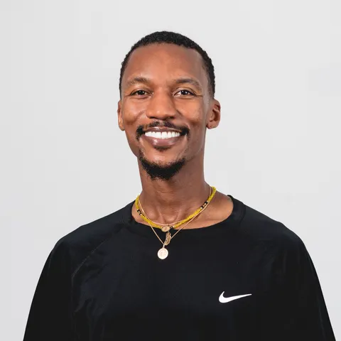 Gerald Pinckney, who leads Yoga Flow
