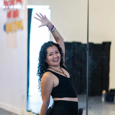 Zoraida Magana, who leads Yoga para Todos