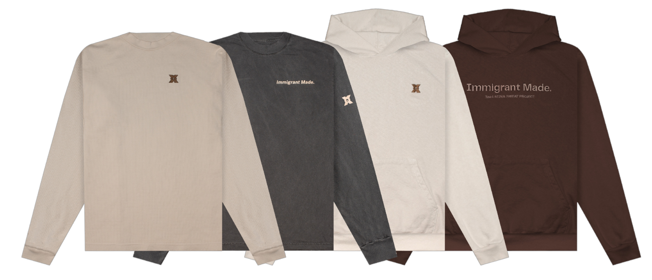 Latina Sweat Project 'Immigrant Made' merchandise